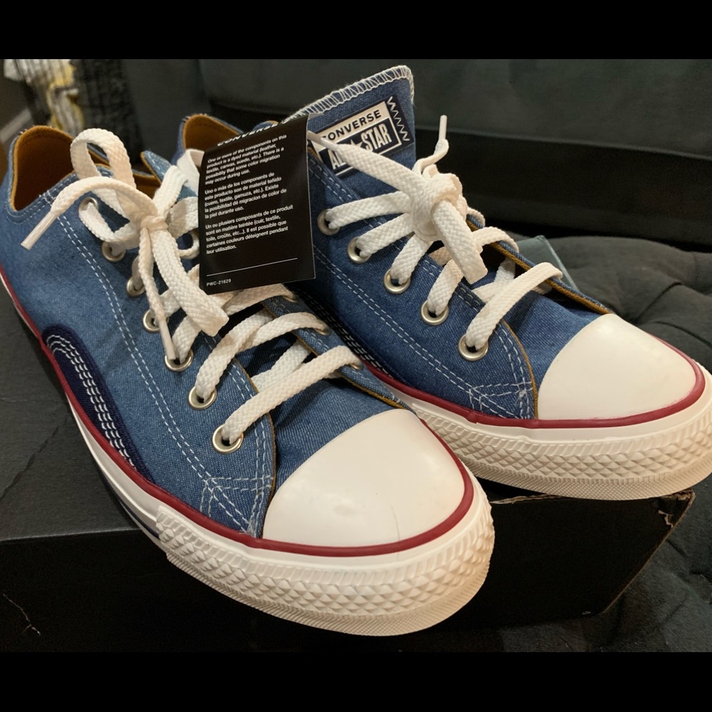 Converse Limited Edition Blue Vintage White